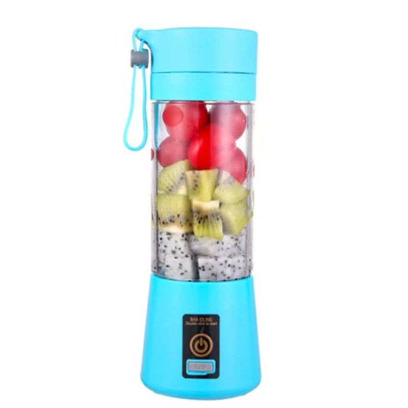 Portable Mixer Multifunctional USB Electric Blender Food Smoothie Maker Blender Stirring Rechargeable 6-Leaf Fruit Juicer Cup