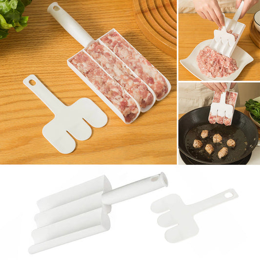 Meatball Maker Rice Ball Maker Shake Meatball Mold with Slub Scale Design for Fish Balls Beef Balls Mold Spoons Processing Tools