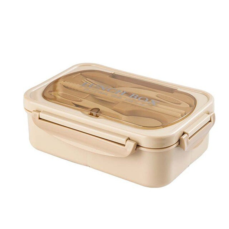 Microwave Lunch Box Dinnerware Food Storage Container Children Kids School Office Portable Bento Box 304 Stainless Steel PP