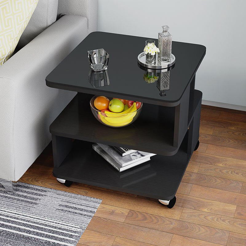 Coffee Table Modern Simplicity Sofa Side Table Bedroom Living Room Mobile Table Solid Wood Multifunctional Storage Coffee Table