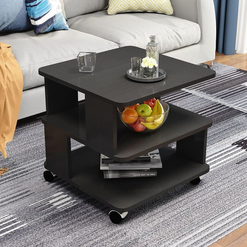 Coffee Table Modern Simplicity Sofa Side Table Bedroom Living Room Mobile Table Solid Wood Multifunctional Storage Coffee Table